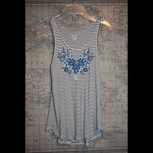 AE Floral Embroidered Soft and Sexy Tank